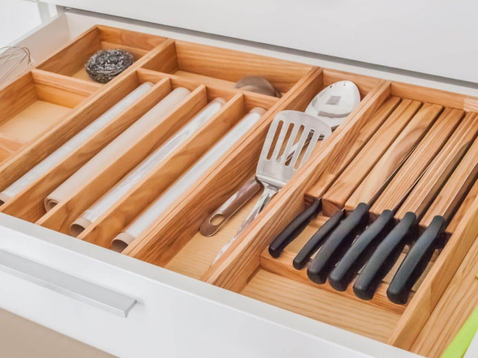 Houten organizer