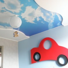 Spanplafond in de kinderkamer: 60 beste foto's en idee?n-9
