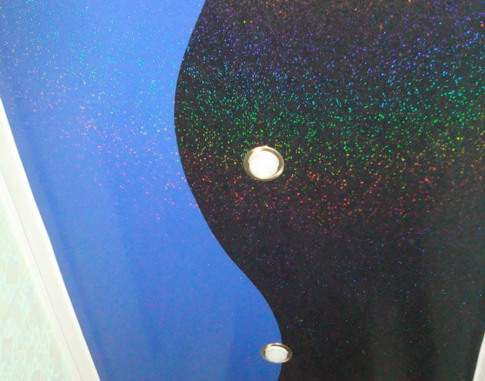 spanplafond met glitter