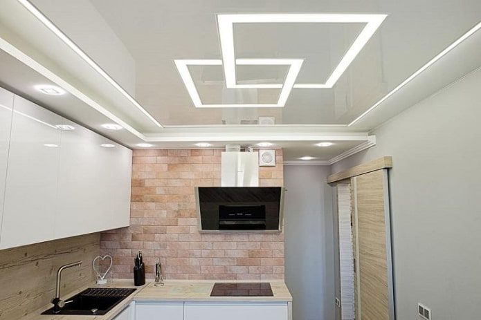 spanplafond in de keuken