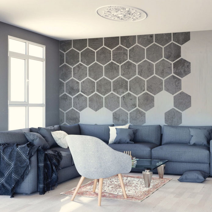 honingraat op de muur