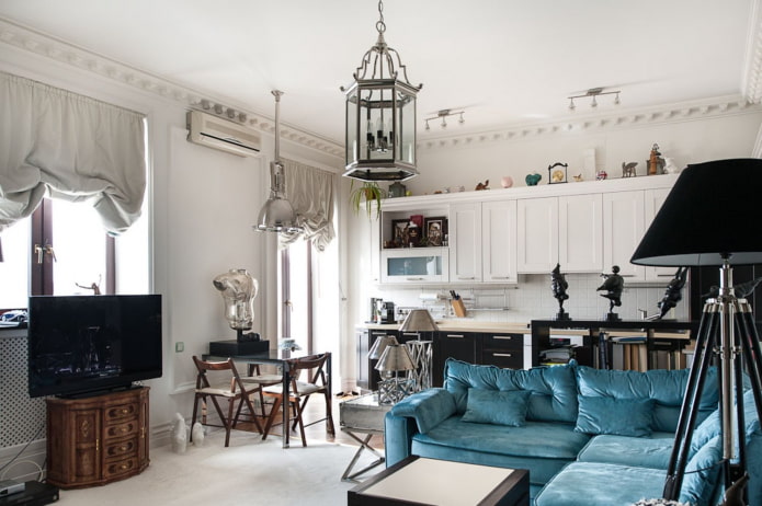 interieurdecoratie in neoklassieke stijl