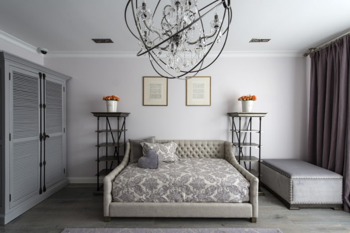 meubels in het interieur in neoklassieke stijl