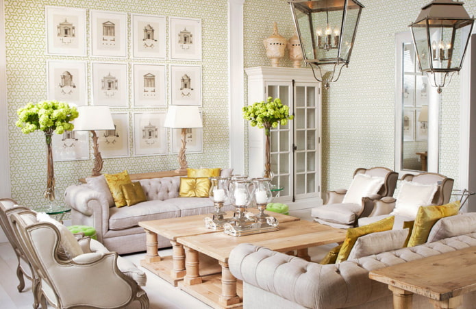 neoklassieke interieurdecoratie