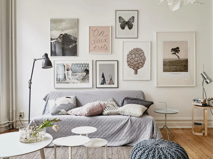 Posters aan de muur