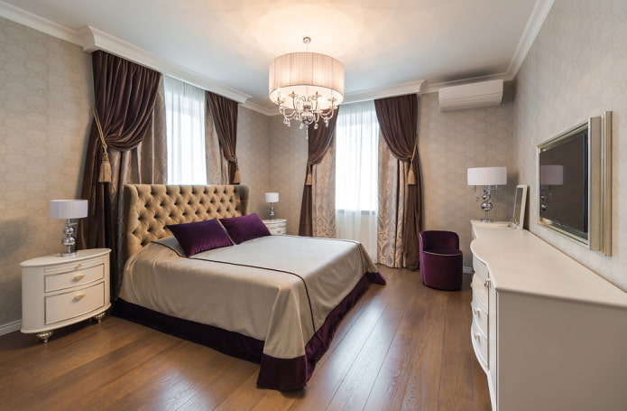 nachtgordijnen versierd met kwastjes