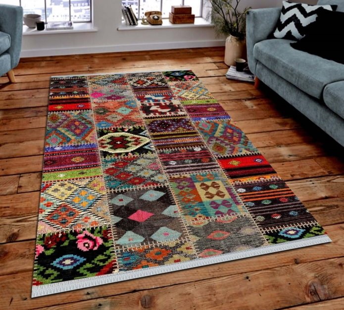 patchwork tapijt van oude tapijten