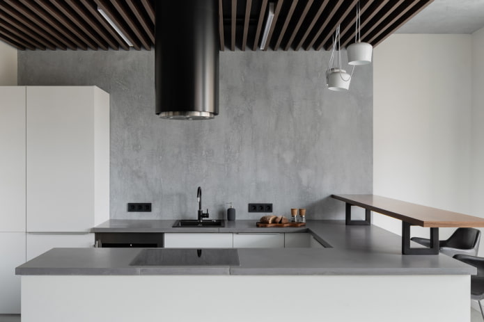 bar in het interieur