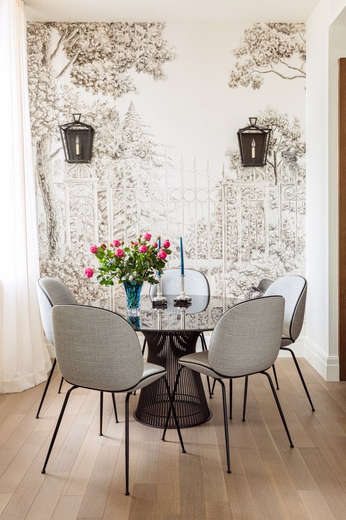 fresco op de muur