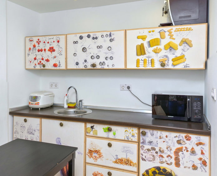 Decoupage in de keuken