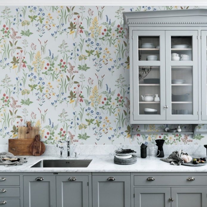behang in Scandinavische stijl