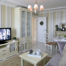 Achtergrond voor een kleine kamer: een kleur en patroon kiezen, fotobehang uitbreiden, combinatie-1