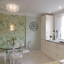 Achtergrond voor een kleine kamer: een kleur en patroon kiezen, fotobehang uitbreiden, combinatie-2