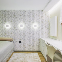 Behang voor een kleine kamer: een kleur en patroon kiezen, fotobehang uitbreiden, combineren - 8