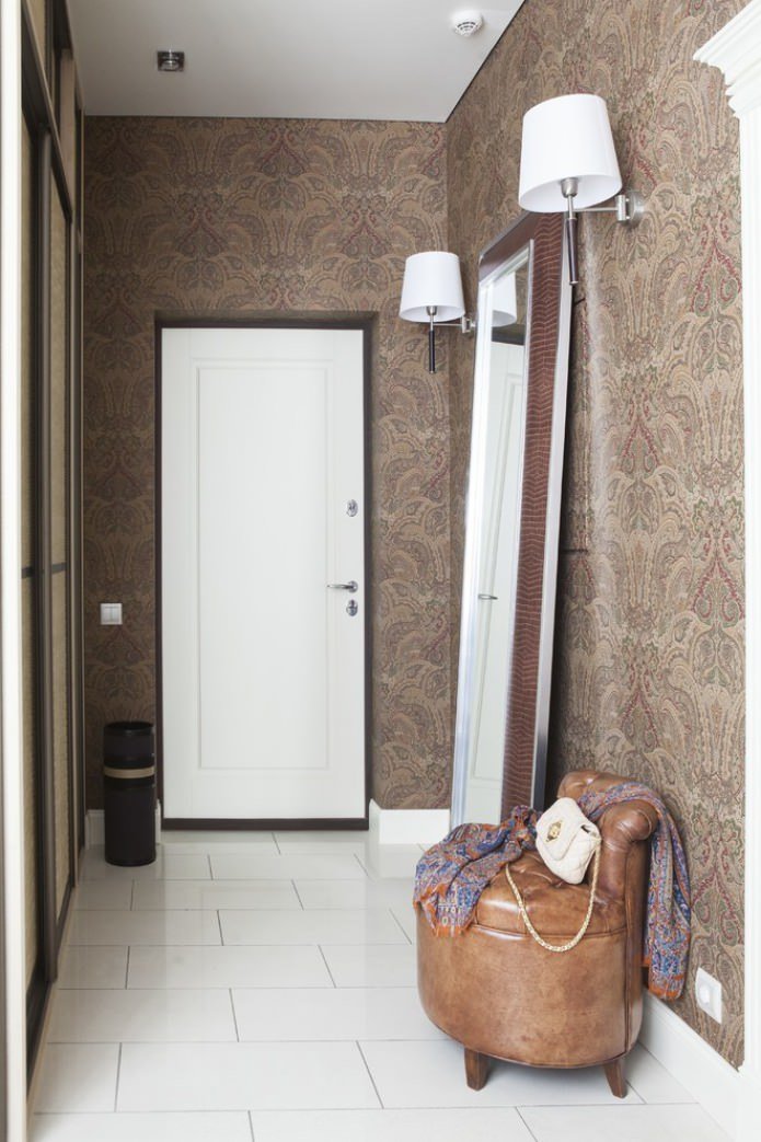 behang met monogrammen