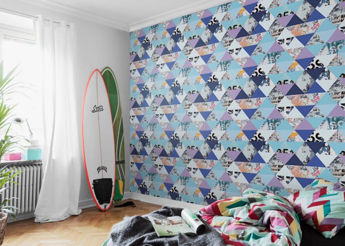 kinderkamer met surfplanken