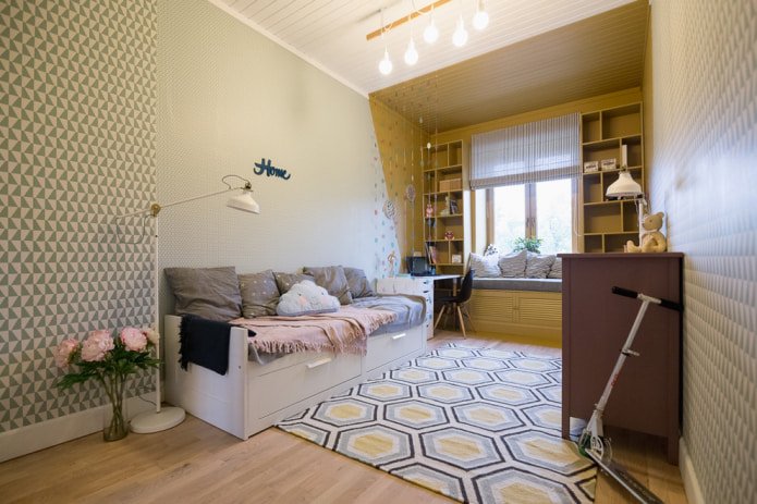 kamer voor een tienermeisje