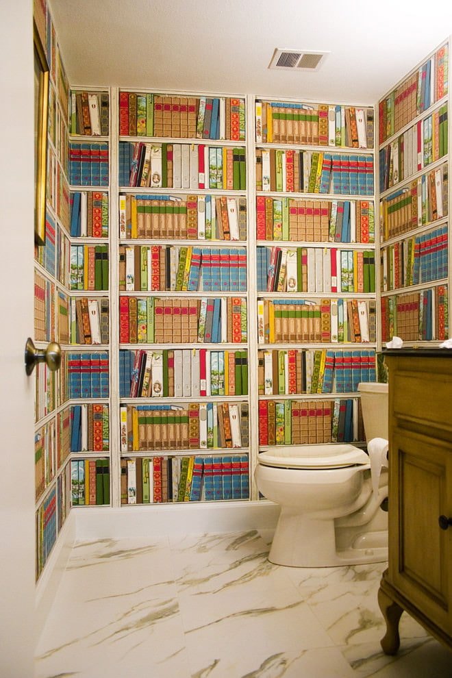Fotobehang met boeken