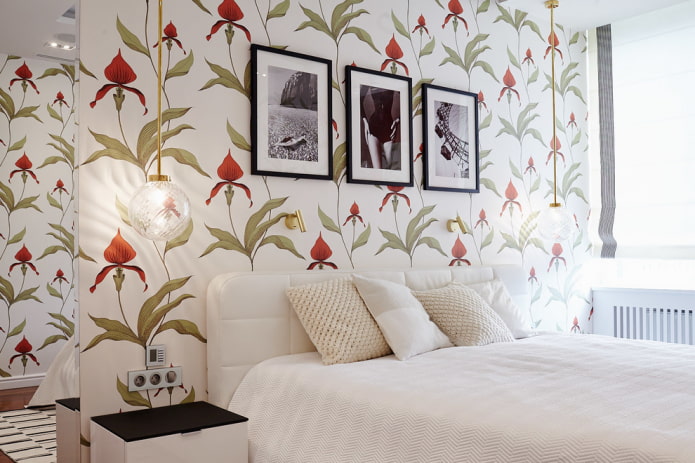 Bloemenbehang