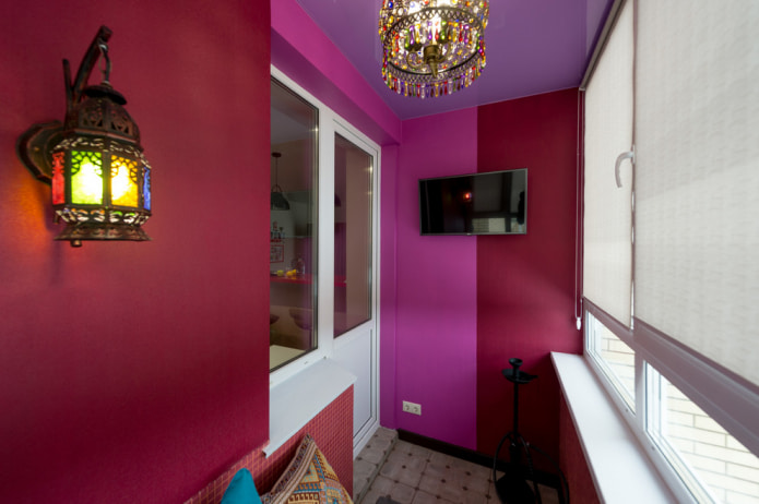 balkon in oosterse stijl