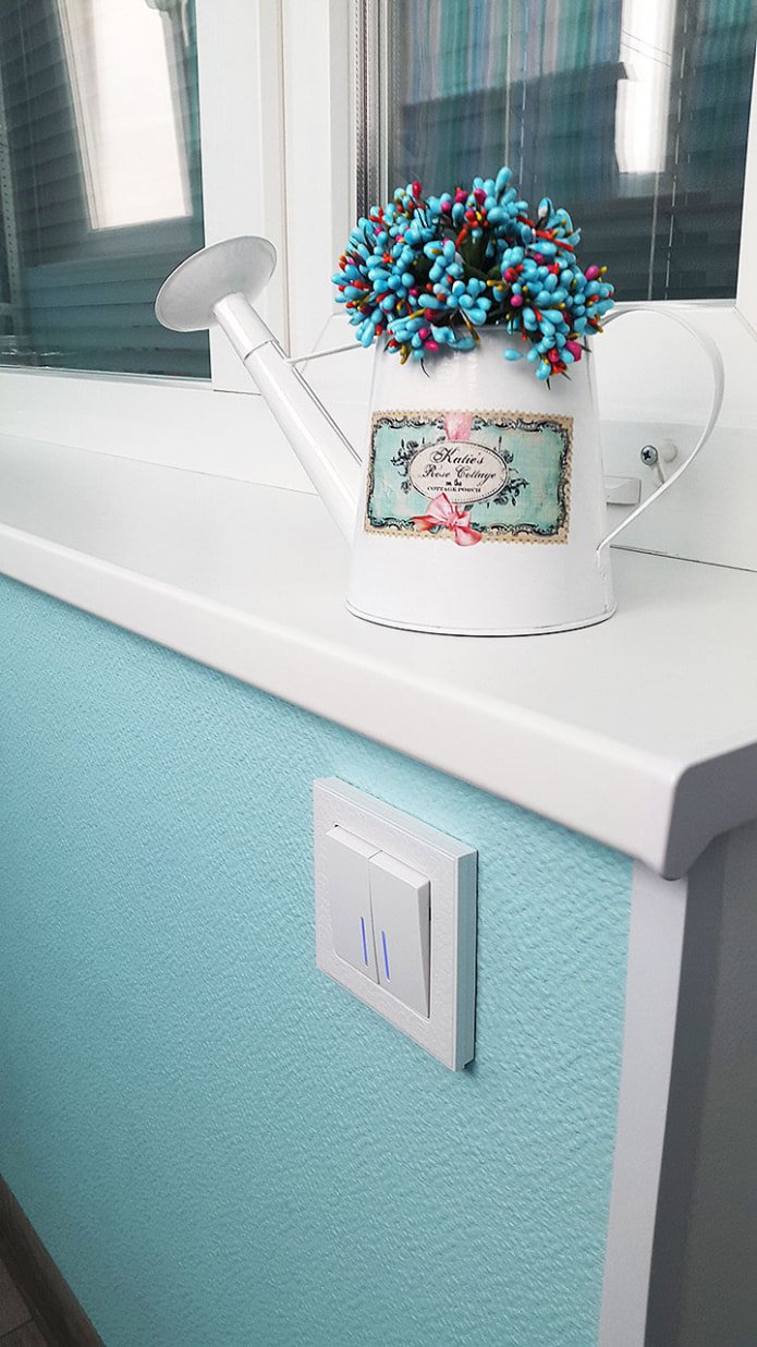 blauw glasbehang