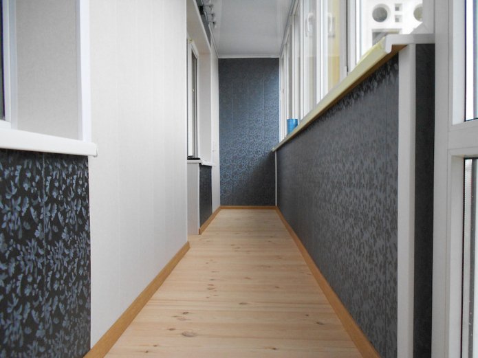 behang op het balkon