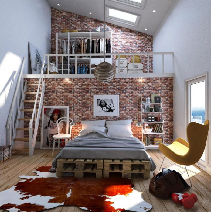 loft stijl kamer