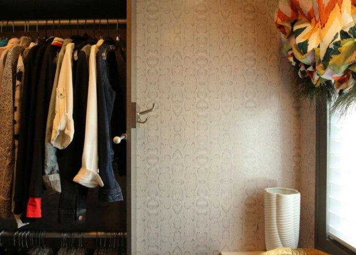 papieren leren behang