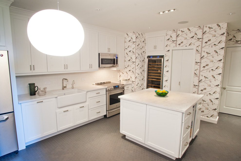 behang in de keuken behang in de keuken