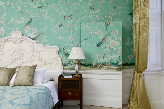combinatie van bloemen met vogels