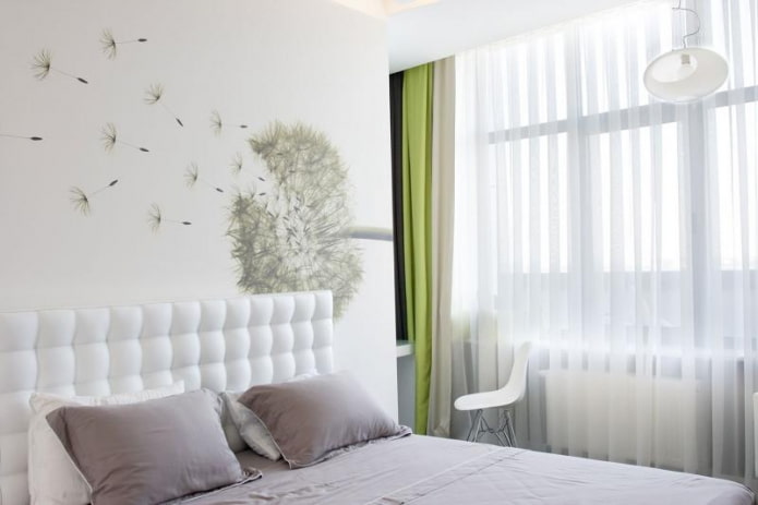 paardenbloembehang in het interieur