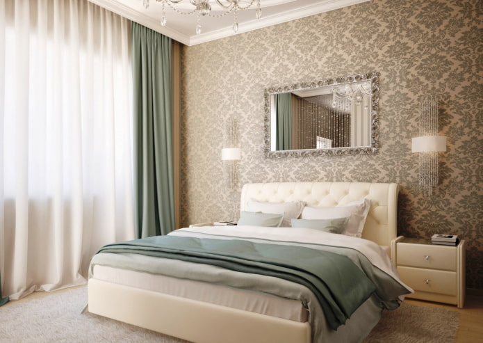 beige monogrambehang