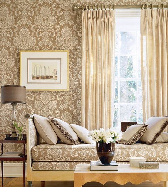 beige monogrambehang