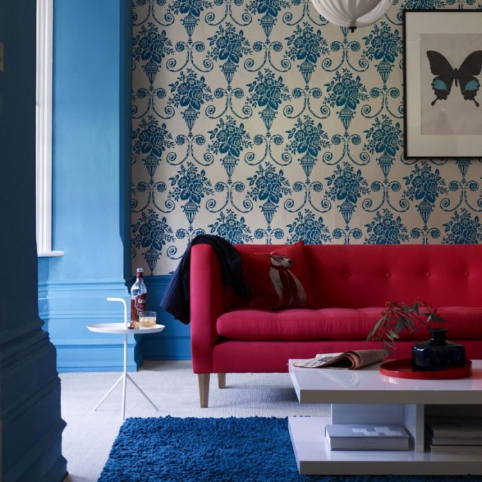 monogram in het interieur van de woonkamer