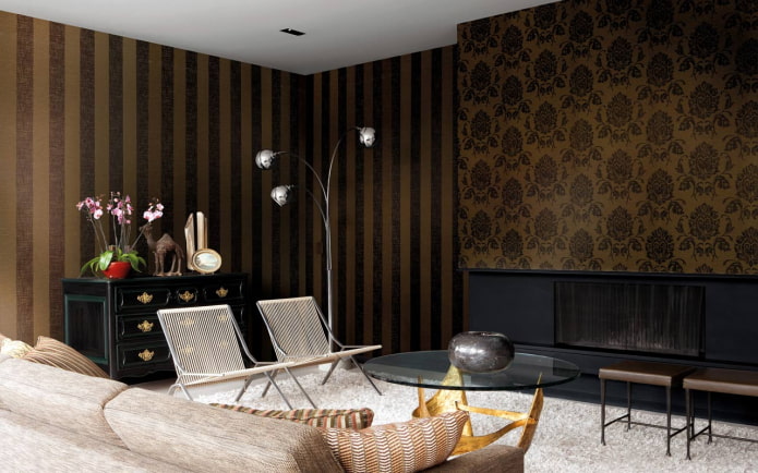 monogram met streep in het interieur