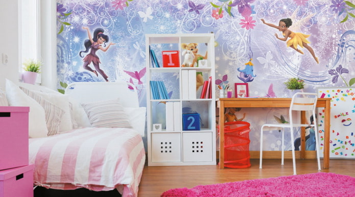 Behang met fee?n