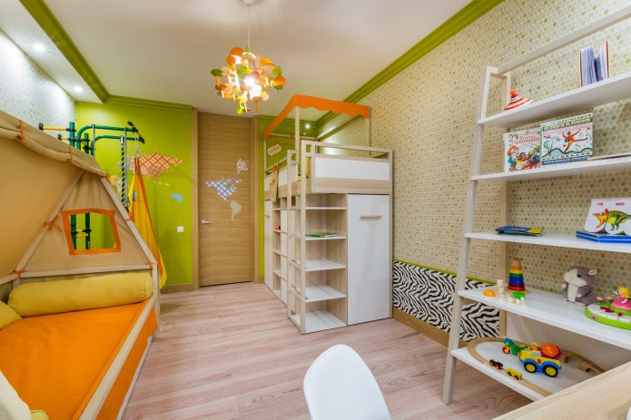 behang op de muur