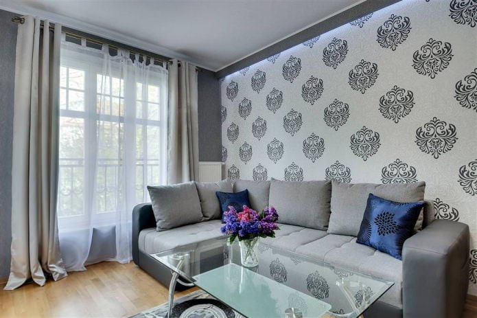 muren in de woonkamer