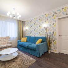 Achtergrond in het interieur van de woonkamer-18