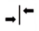 pictogram voor getrapte uitlijning