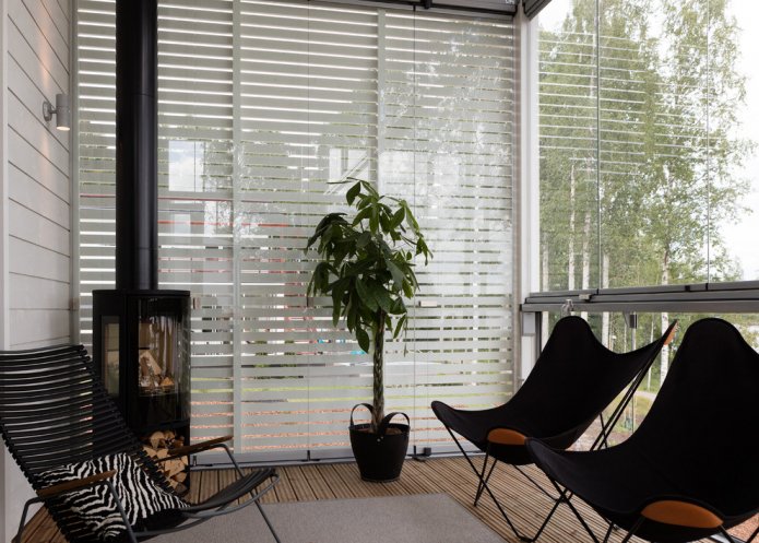 Moderne veranda