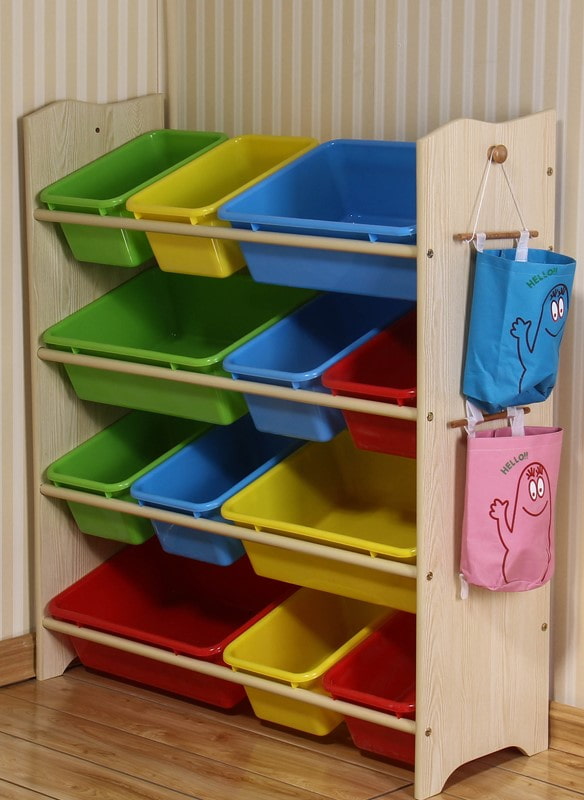 kinderschoenenrek in het interieur