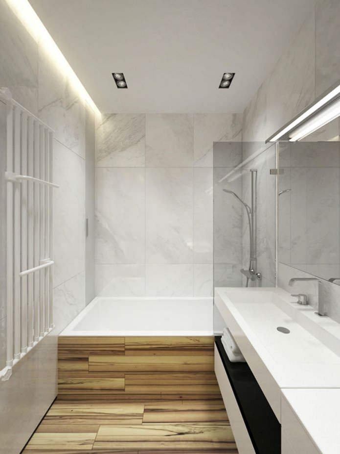 minimalistische badkamer