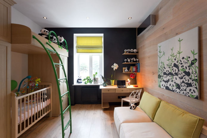 ??nkamerappartement met stapelbed