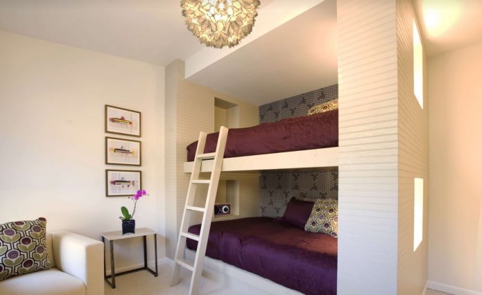 stapelbed in ??nkamerappartement