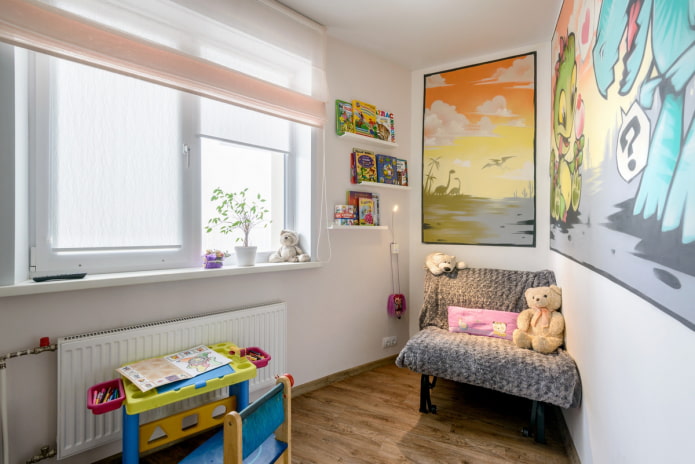 kinderkamer in plaats van keuken