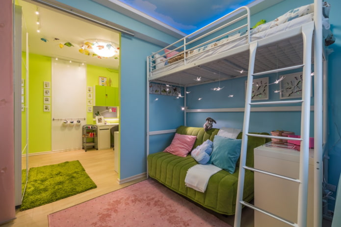 kinderkamer in een gebouw uit de Chroesjtsjov-tijd