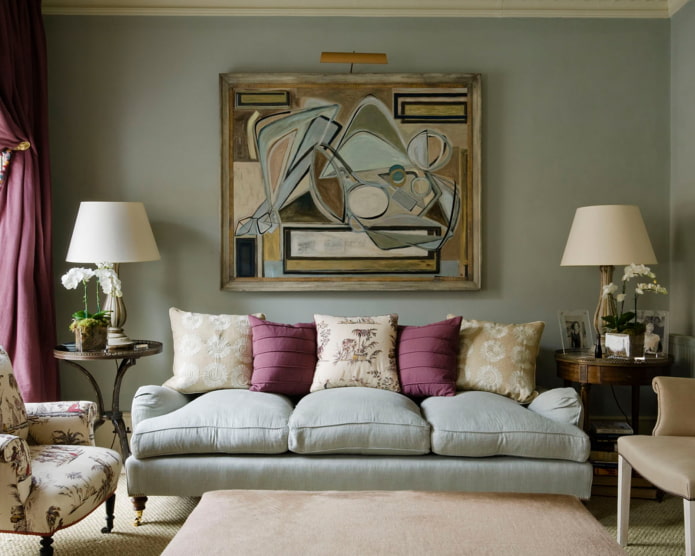 abstractie in het interieur