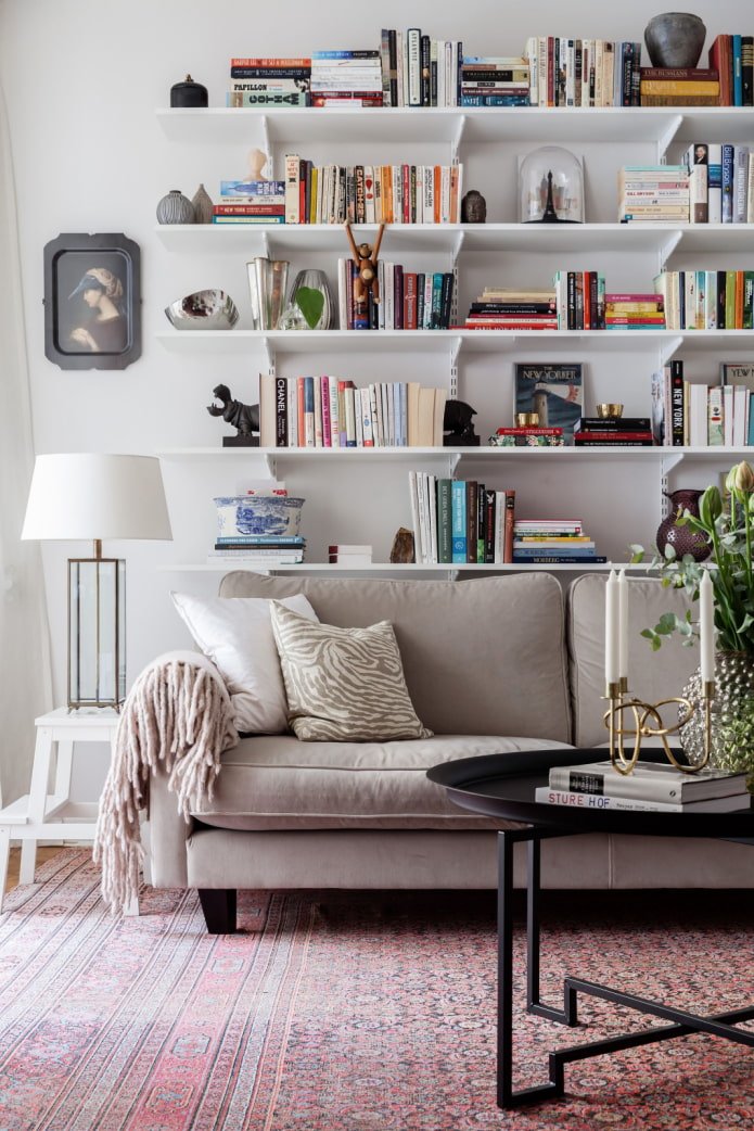planken in de woonkamer