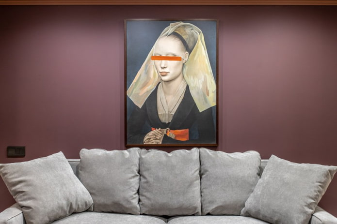 15 beste idee?n voor het decoreren van de muur in de woonkamer boven de bank